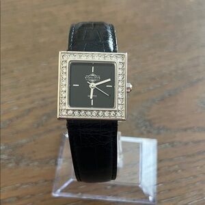 Victoria Wieck Beverly Hills Square Watch with Crystal Accents